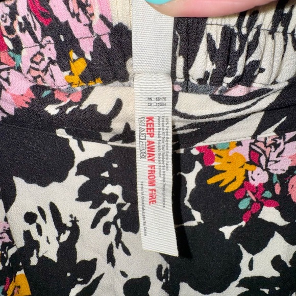 Free People Intimately Late Night Floral Wide Leg Sleep Pants - Picture 9 of 12